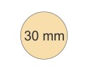 Диаметр сургучной печати 30мм 